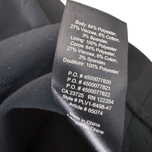 Aritzia Babaton Masu Dress Deep Plunge Black Size 8 - Picture 7 of 7